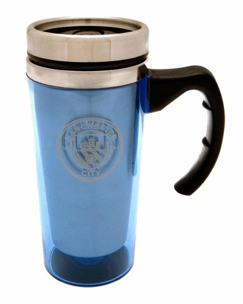 Man City Men's Handled Travel Mug