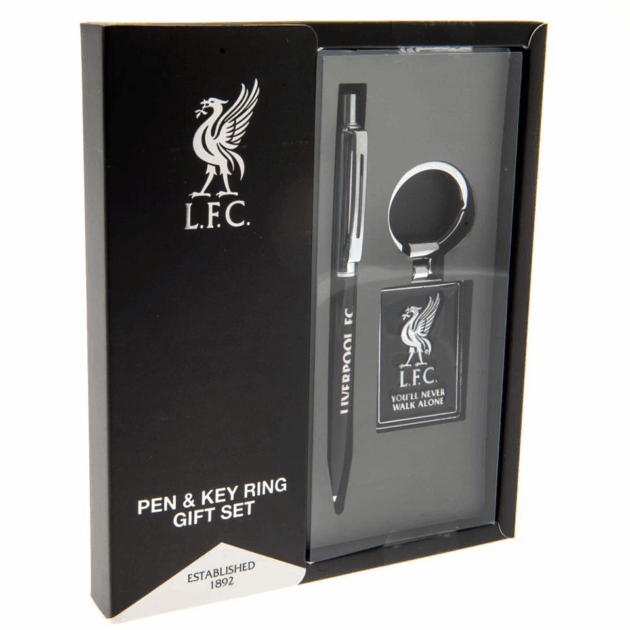 Liverpool l Pen Keyring set Blk Chrome