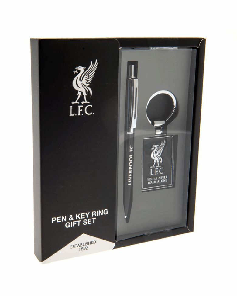 Liverpool l Pen Keyring set Blk Chrome