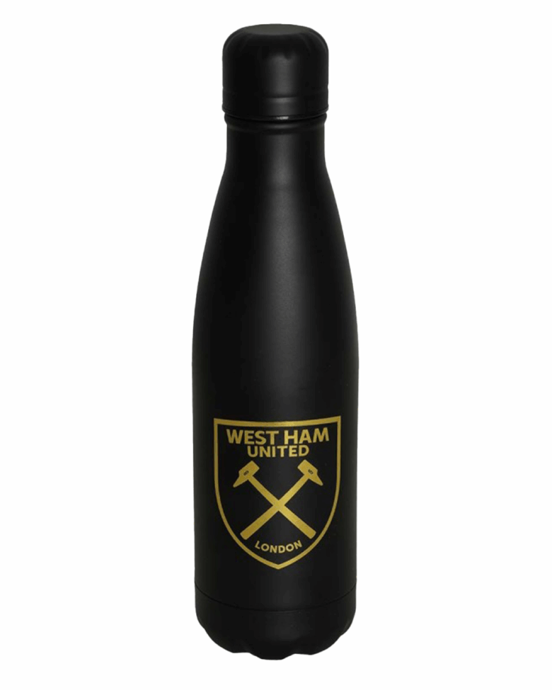 West Ham Blk Bottle New Logo