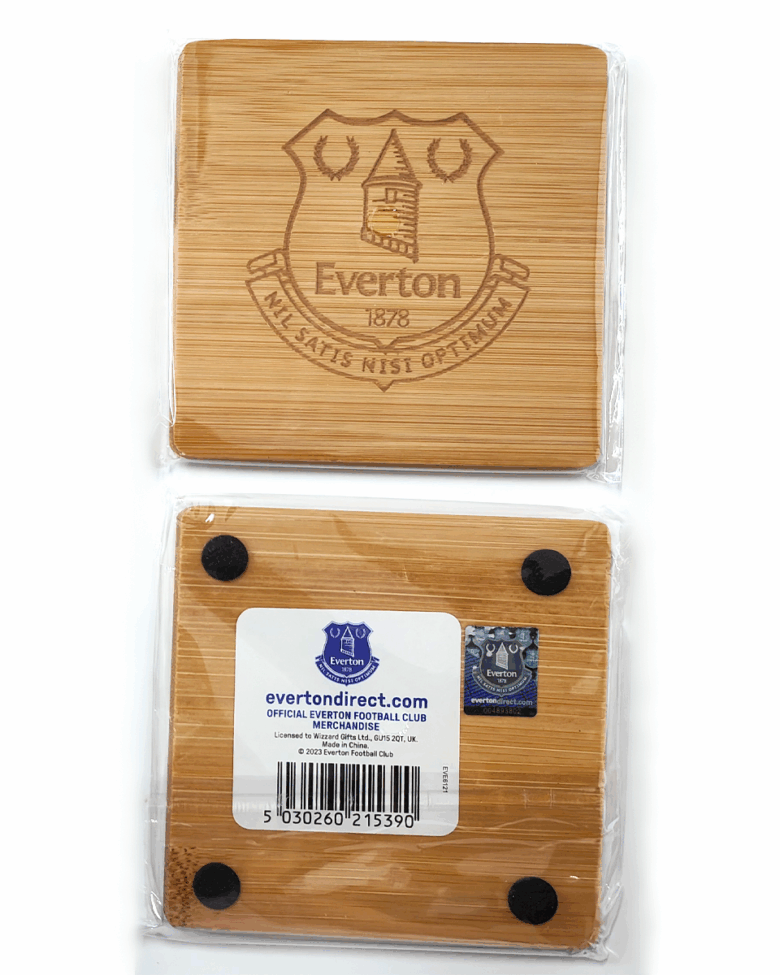 Everton Bamboo Coaster