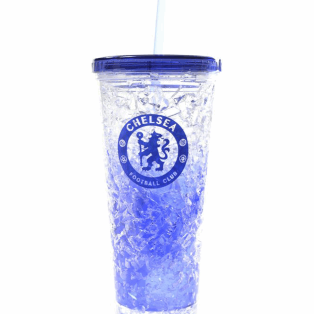 Everton Freezer Cup + Straw