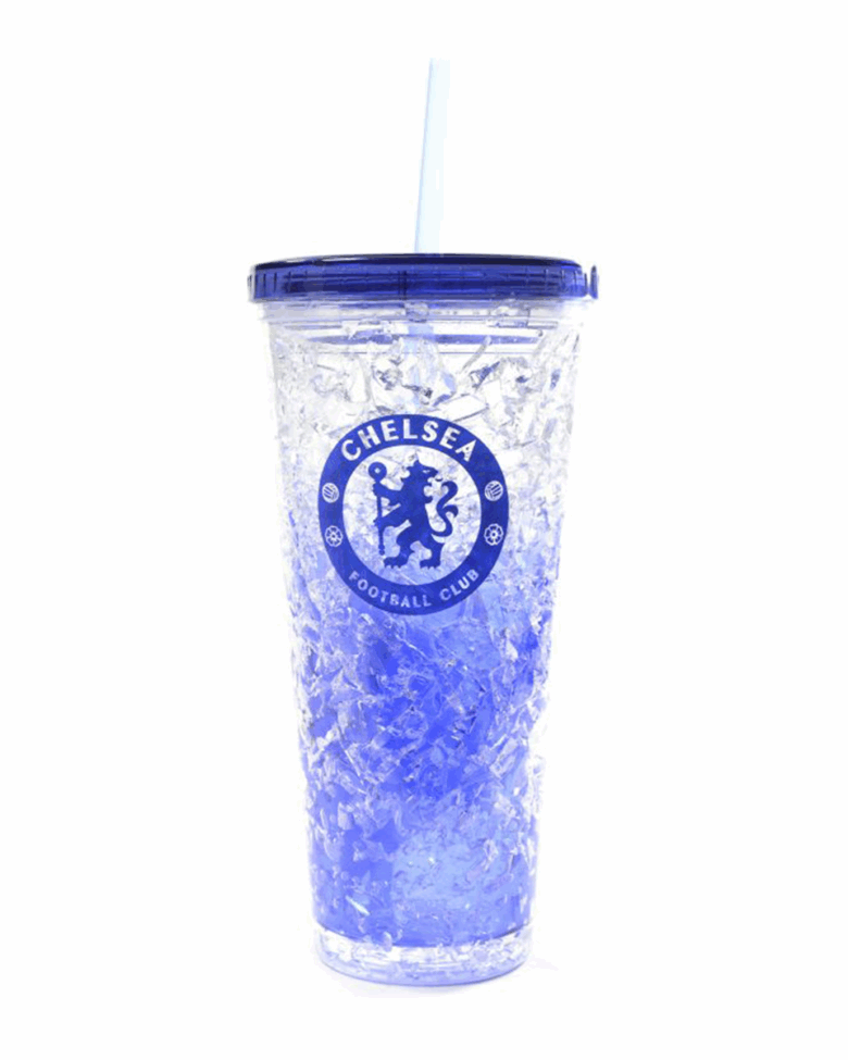 Everton Freezer Cup + Straw