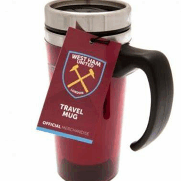 West Ham Mens Handled Travel Mug