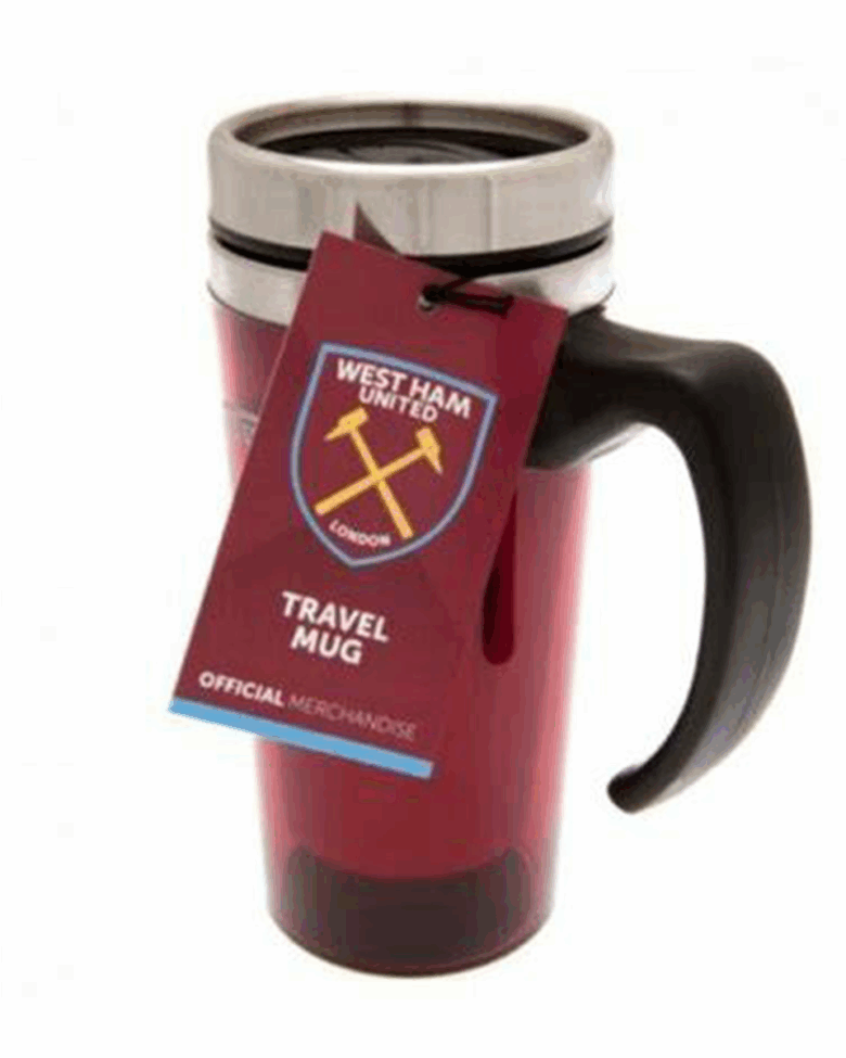 West Ham Mens Handled Travel Mug