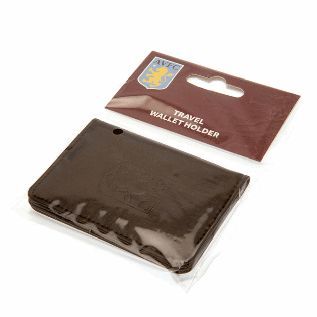 Aston Villa Travel Card Wallet Faux