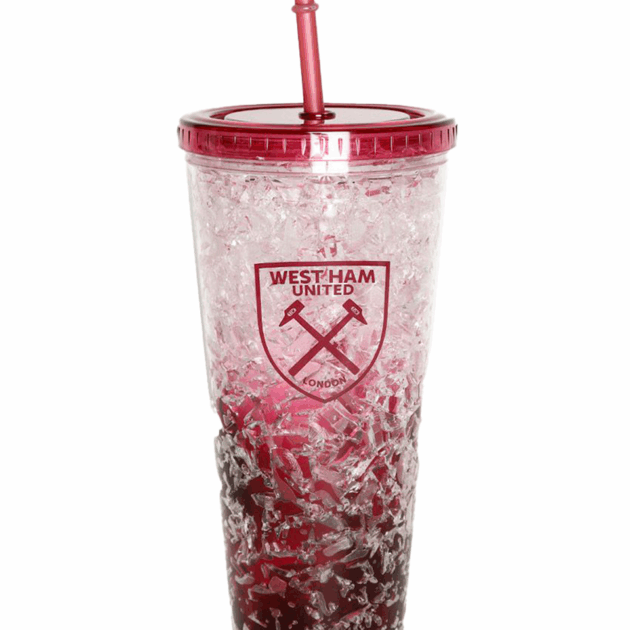 West Ham Freezer Cup + Straw