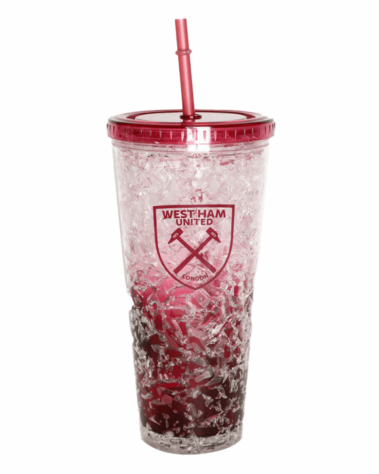 West Ham Freezer Cup + Straw