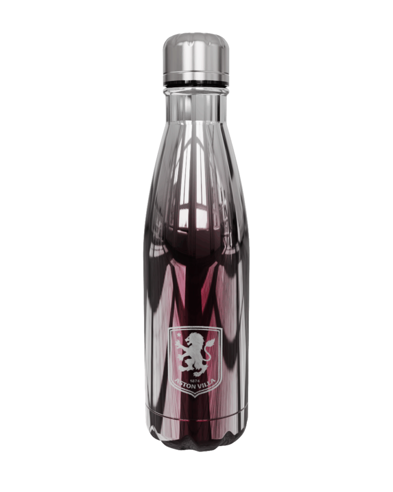 Aston Villa Ombre Finish Bottle Flask