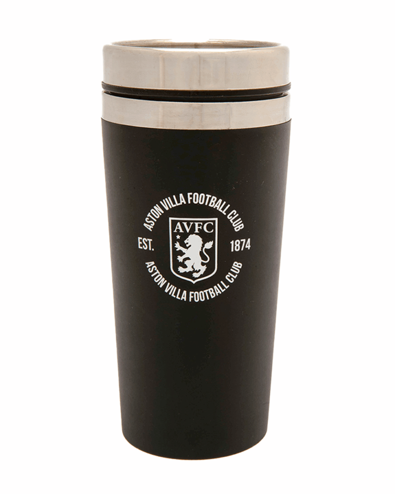 Aston Villa Travel Mug Handless Black