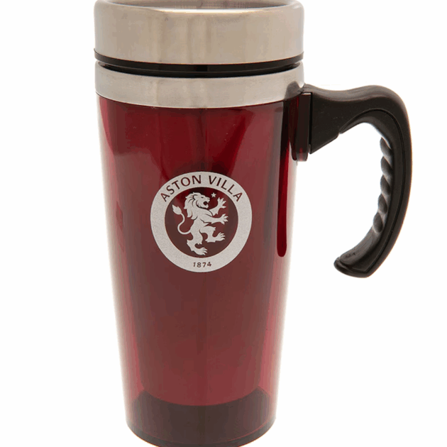 Aston Villa Mens Handled Travel Mug