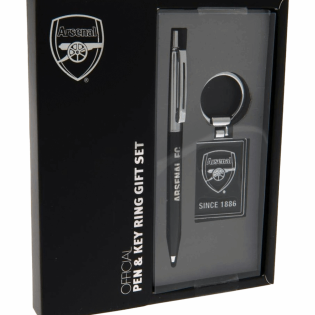 Arsenal Pen Keyring set Blk Chrome