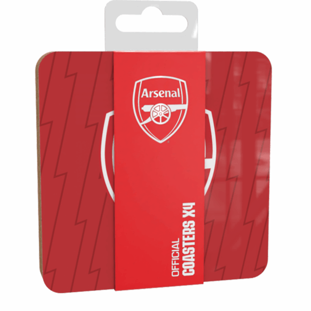 Arsenal 4 Pk Coasters