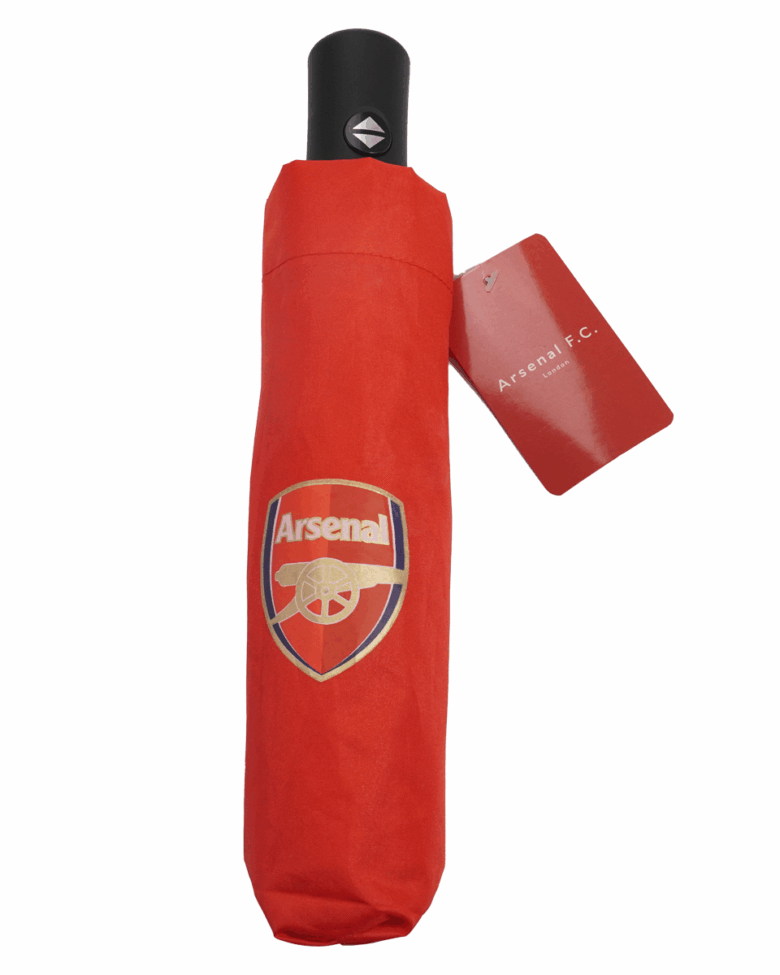 Arsenal Red Pop Up Telescopic Umbrella