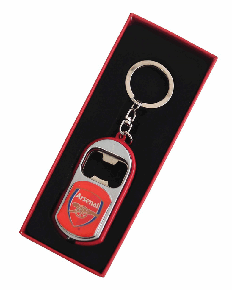 Arsenal Torch Keyring Bottle Opener