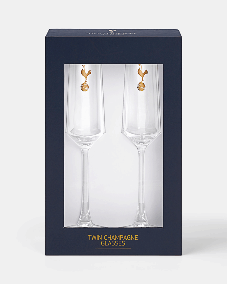 Tottenham Champagne Glass Duo