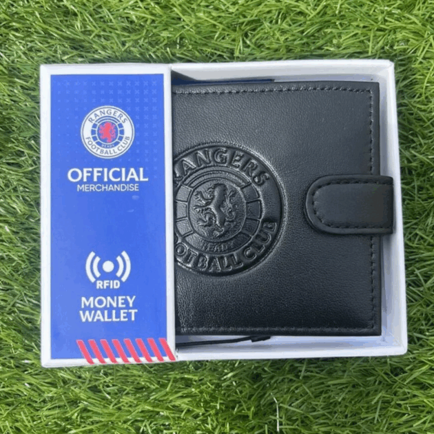 Rangers RFID Embossed Leather Wallets