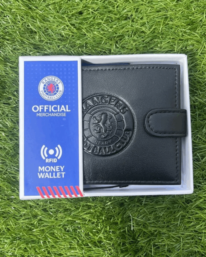 Rangers RFID Embossed Leather Wallets