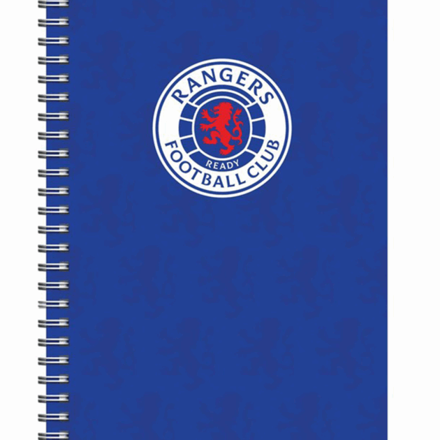 Rangers A5 Colour Spiral Notebook