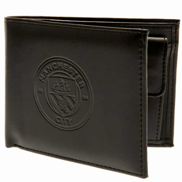 Man City Faux Leather Travel Card