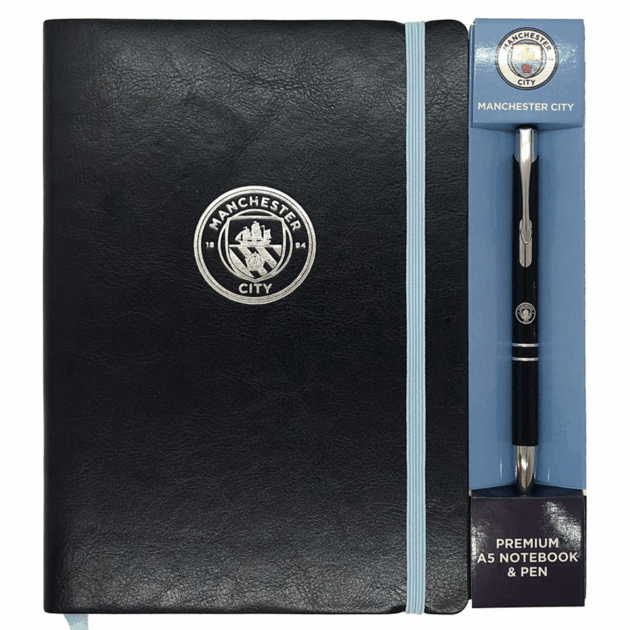 Man City Premium Notebook And Pen Set