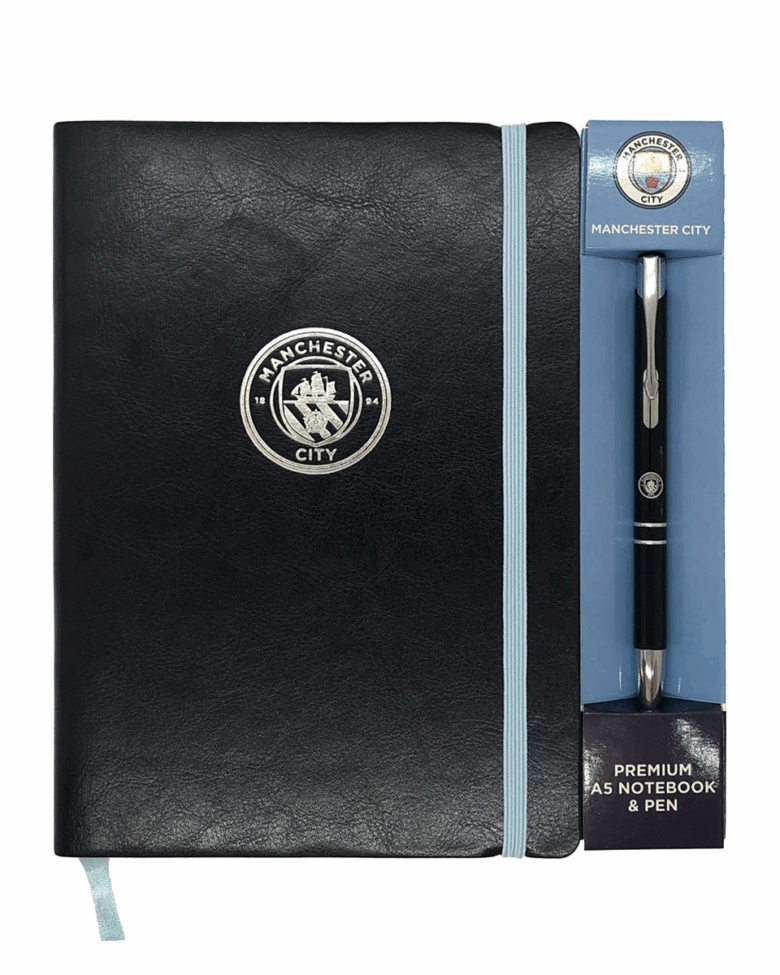 Man City Premium Notebook And Pen Set