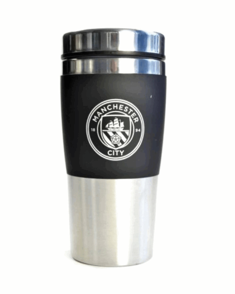 Man City Handleless Travel Mugs