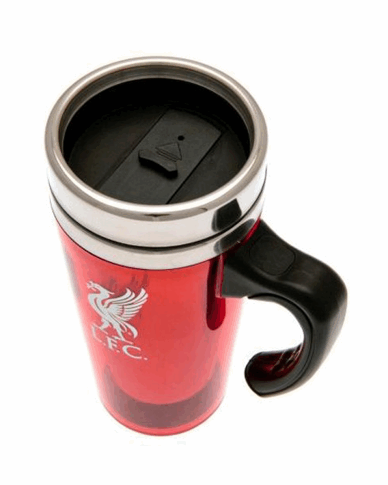 Liverpool Men's Handled Travel Mug - Image 2