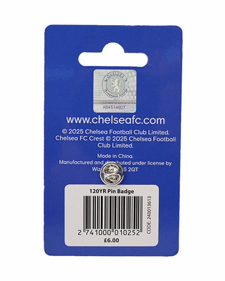 Chelsea 120YR Pin Badge - Image 2
