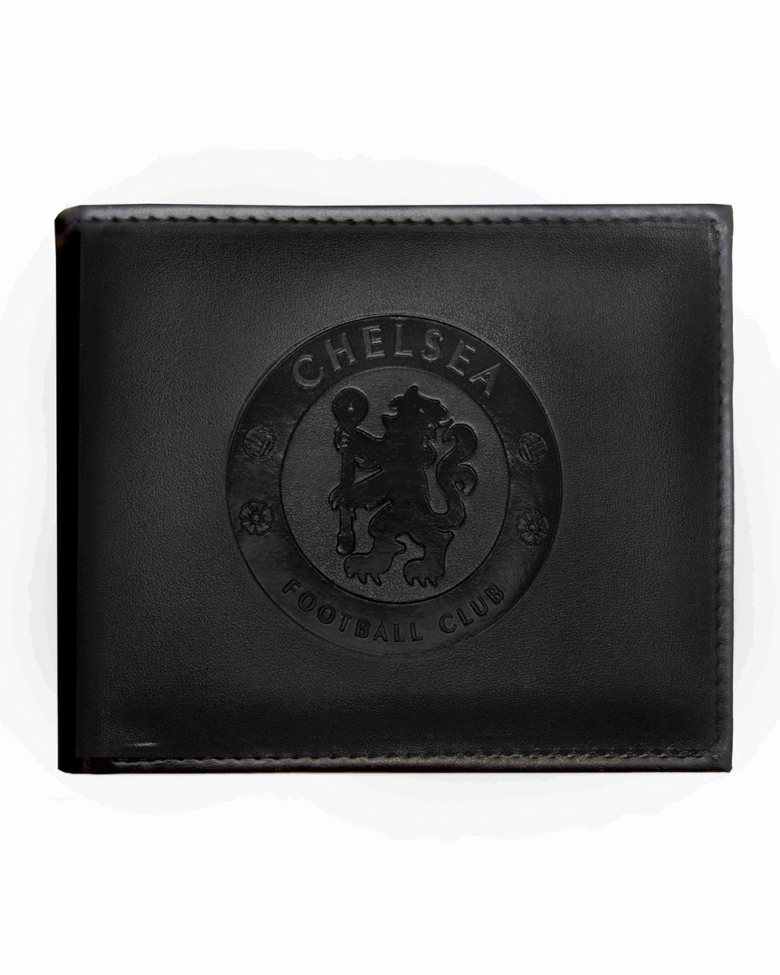 Chelsea Black Leather Emblem Wallet - Image 2