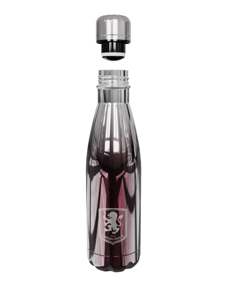 Aston Villa Ombre Finish Bottle Flask - Image 2