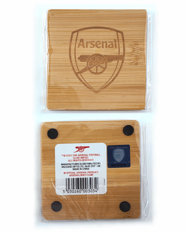Arsenal Bamboo Coaster