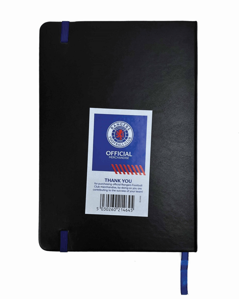 Rangers A5 Crest Notebook - Image 2