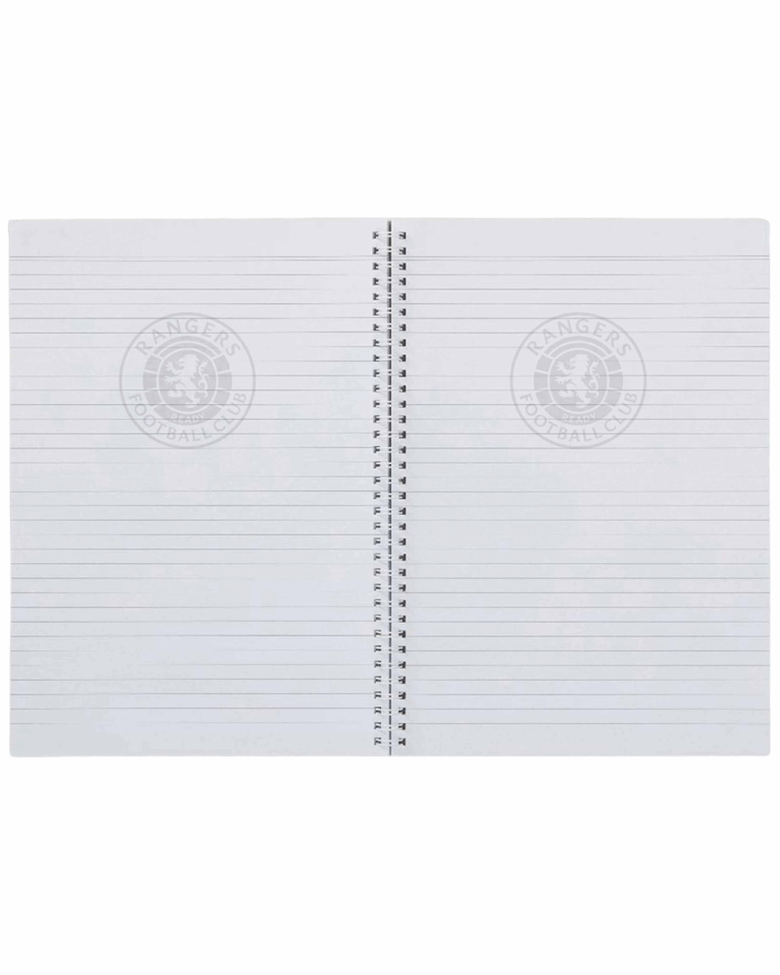 Rangers A5 Colour Spiral Notebook - Image 2