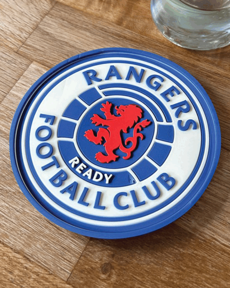 Rangers 1pk Silicone Coasters - Image 2