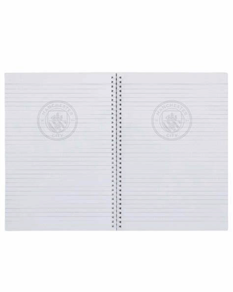 Man City A5 Colour Spiral Notebook - Image 2