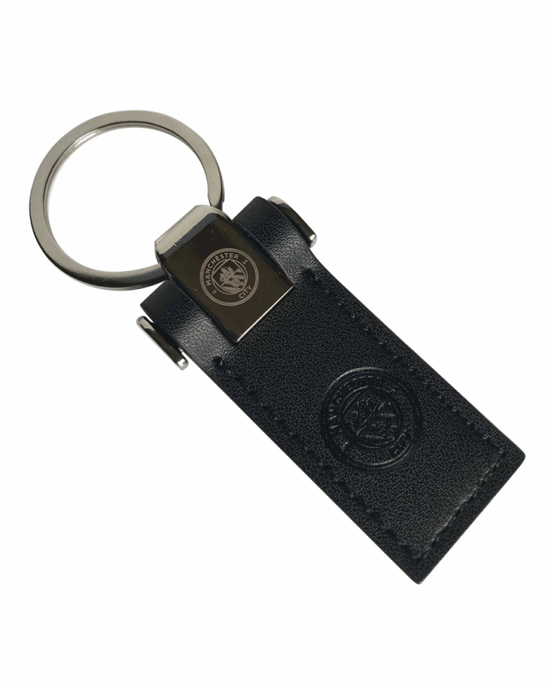 Man City Leather Boxed Key Ring - Image 2
