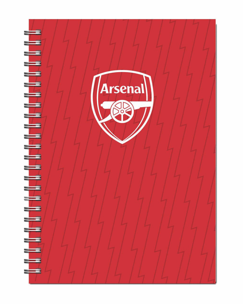 Arsenal A5 Colour Spiral Notebook - Image 4