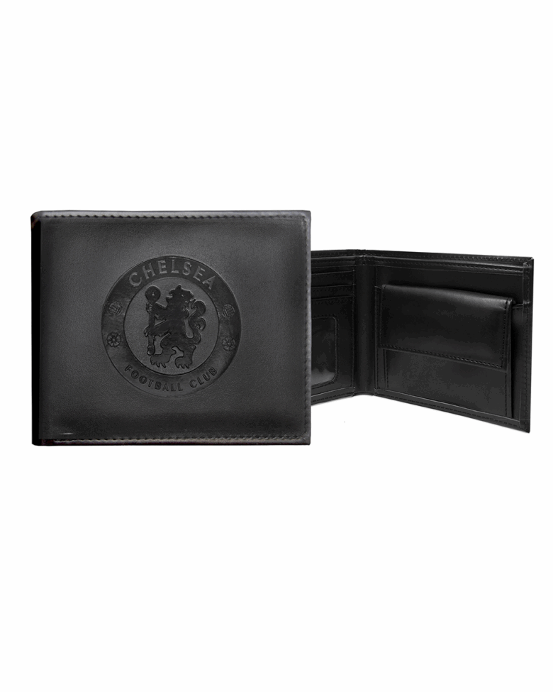 Chelsea Black Leather Emblem Wallet - Image 3