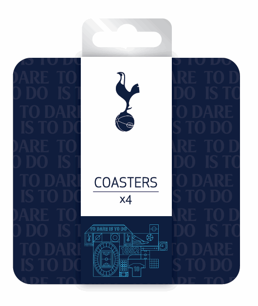 Tottenham 4 Pk Coasters